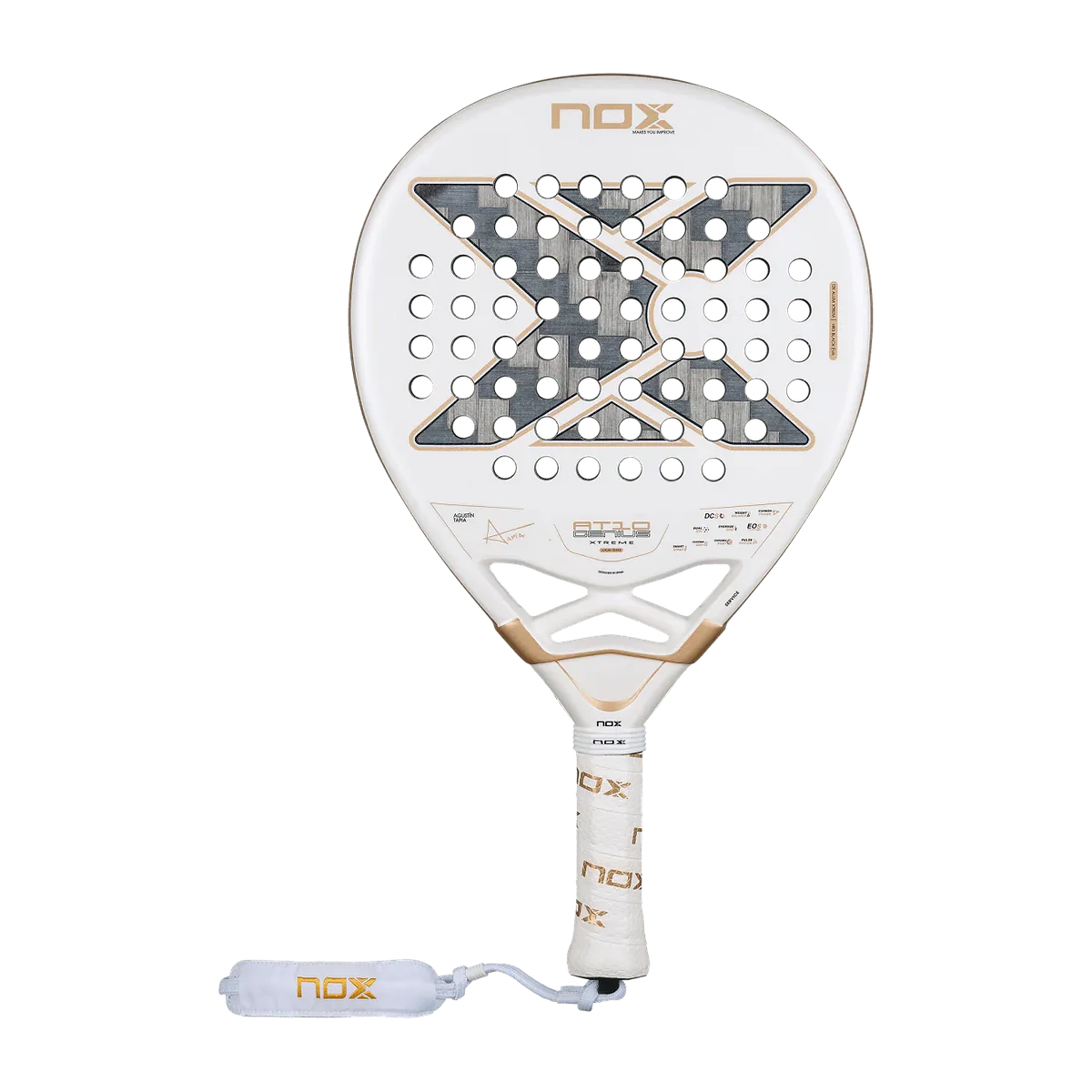 راکت پدل ناکس AT10 Luxury Genius 12K Alum XTREM 2026 by Agustín Tapia
