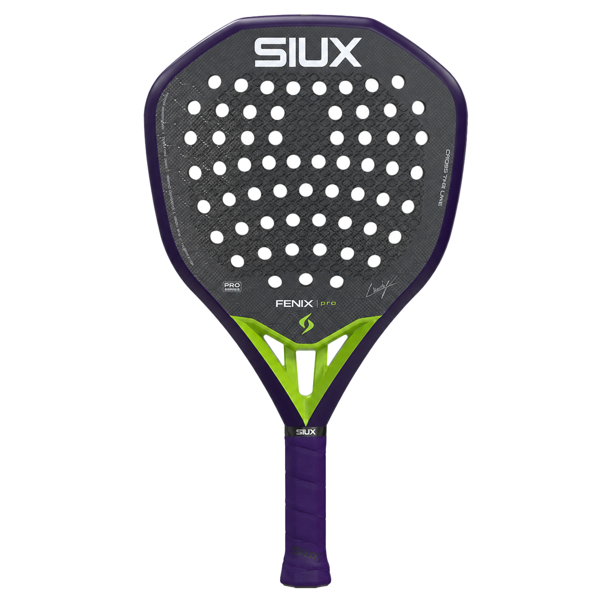 راکت پدل سیوکس Fenix Pro Glow Purple 2026 لئو آگسبورگر