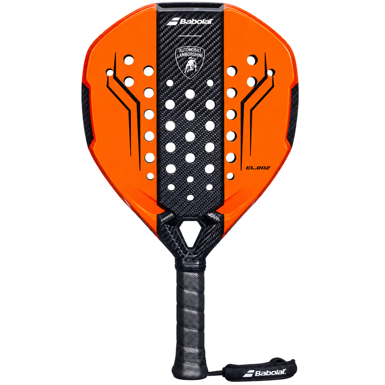 Babolat Lamborghini BL002 Orange 2026 نمای سه‌چهارم