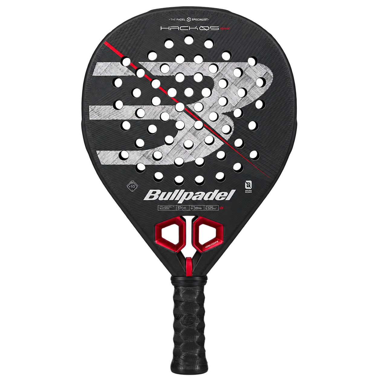 Bullpadel Hack 05 Hybrid 27 - نمای روبرو