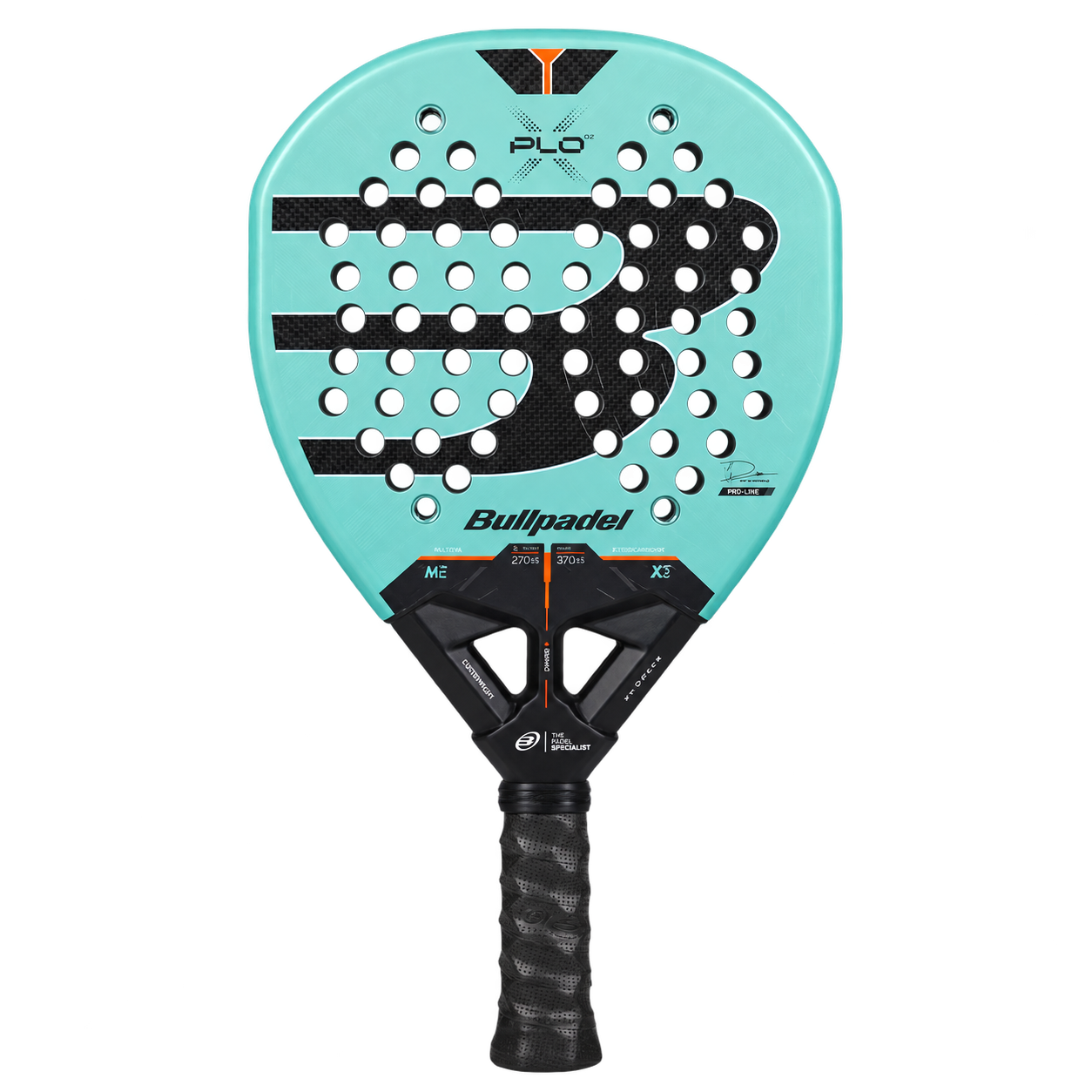 Bullpadel XPLO 27 - نمای روبرو راکت پدل 2027