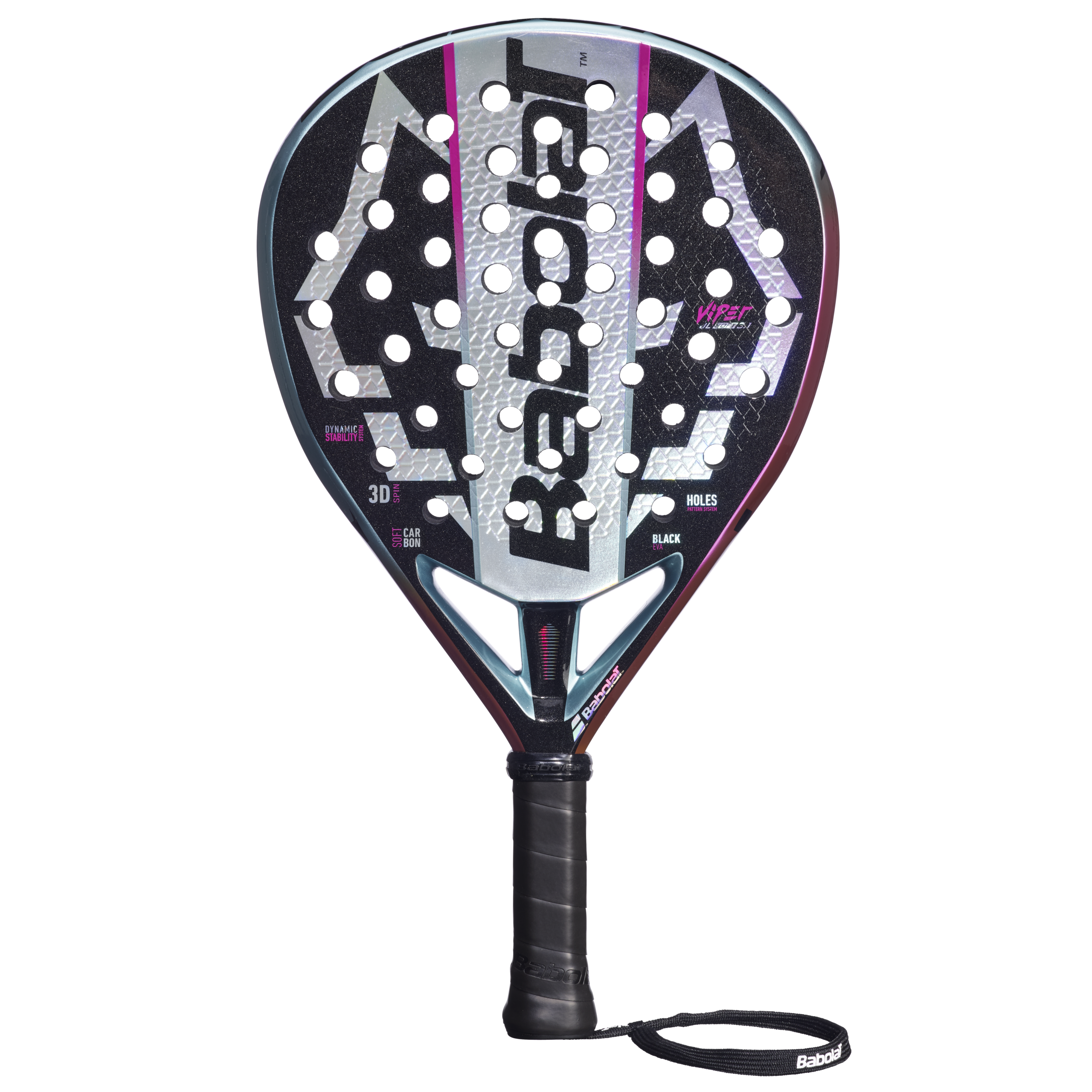 راکت پدل Babolat Viper Soft Juan Lebron 3.1 نمای روبرو