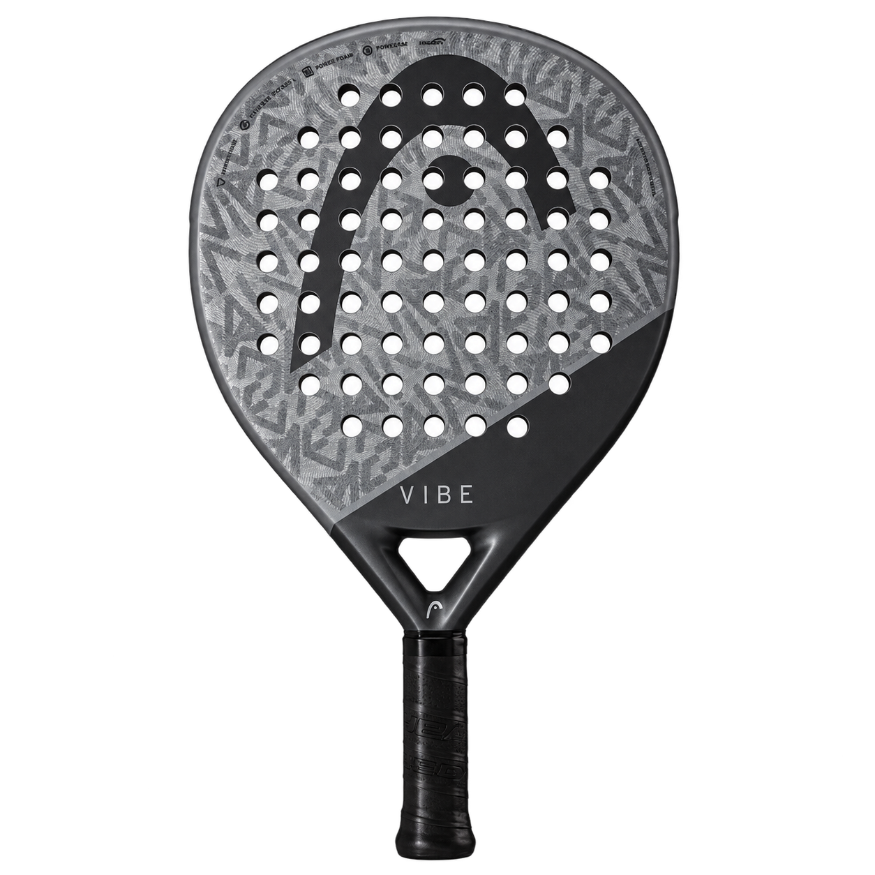 راکت پدل HEAD Vibe 2025 Grey/Black | هد وایب طوسی مشکی